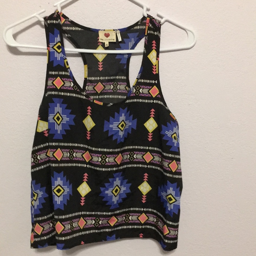 One Clothing tribal print size small